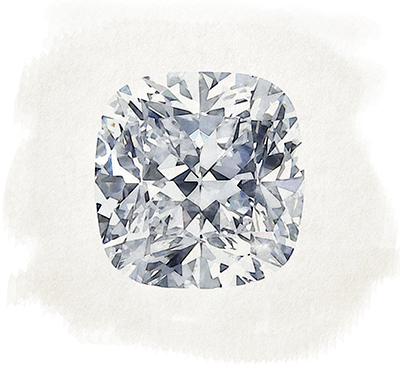 Cushion cut diamond example