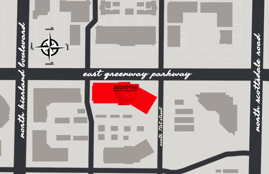 The location of Redefine Jewelry on a map